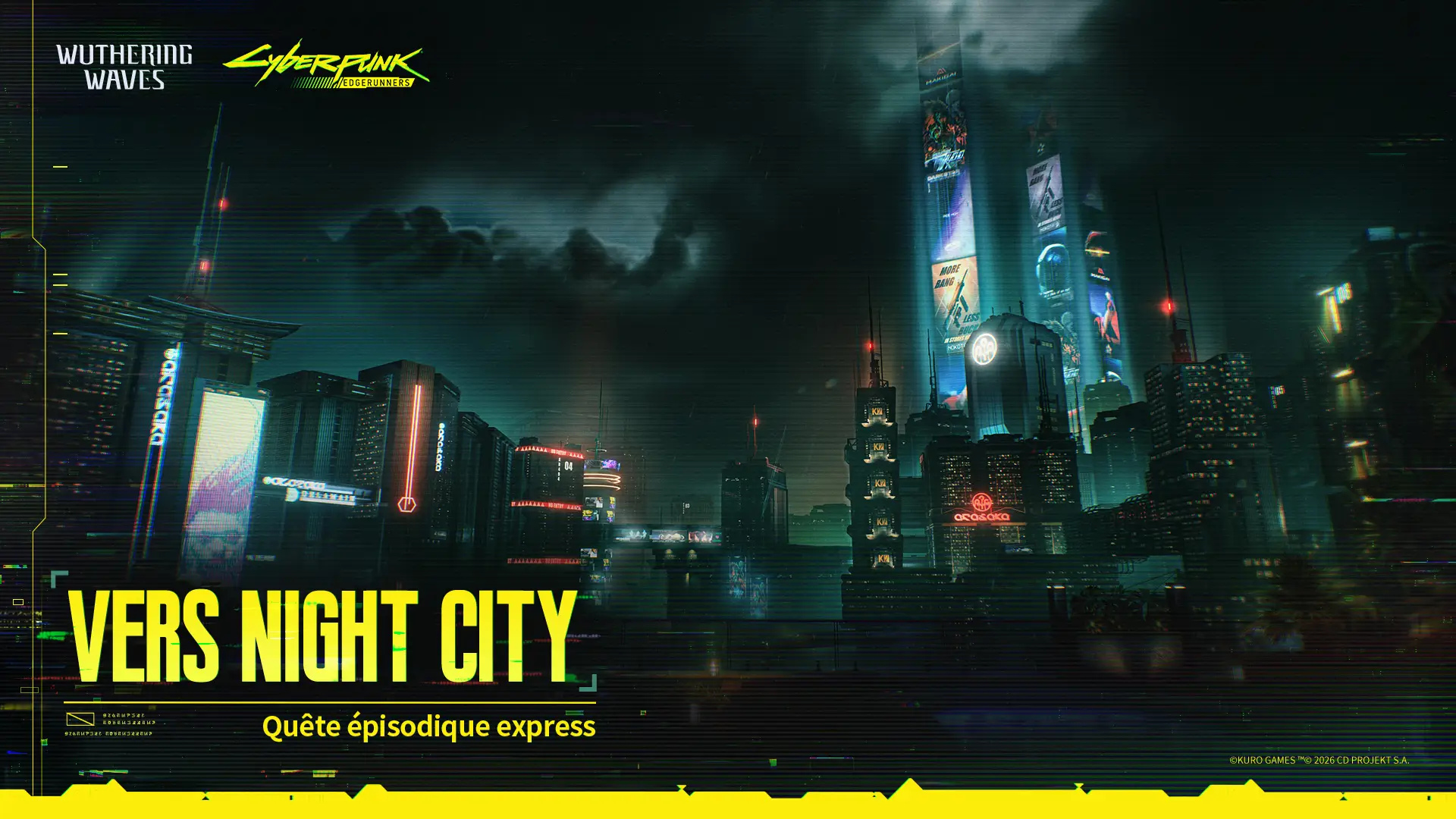 « Vers Night City » Quête épisodique express
