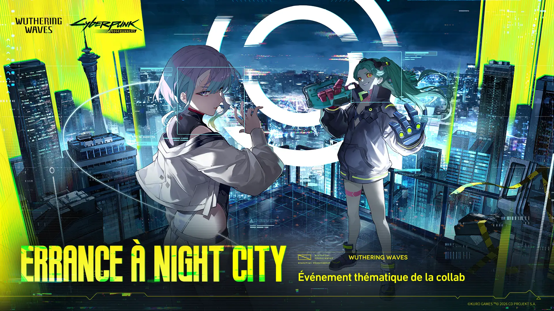 « Errance à Night City » Événement thématique de la collab
