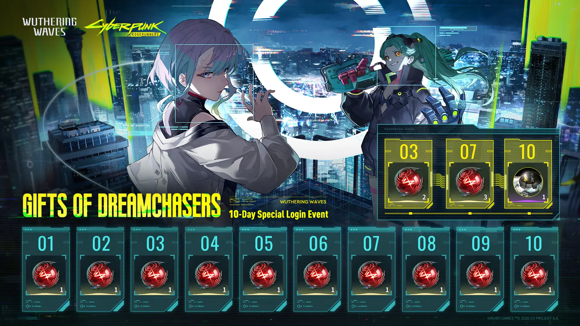 [Gifts of Dreamchasers] 10-Day Special Login Event