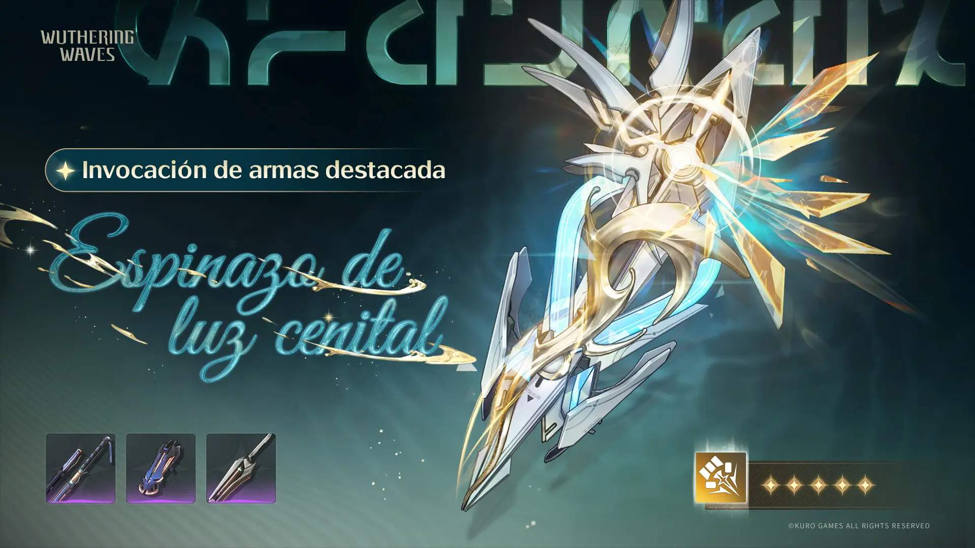 «Espinazo de luz cenital» Invocación de armas destacada