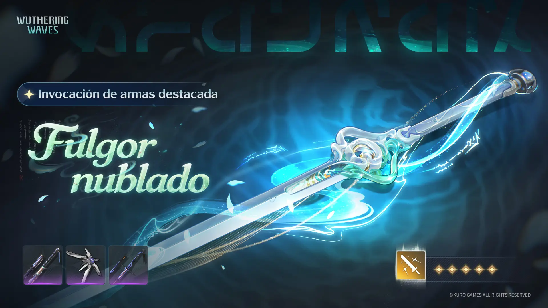 «Fulgor nublado» Invocación de armas destacada